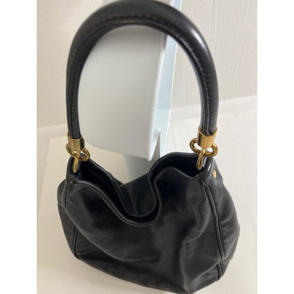 Marc by Marc Jacobs Too Hot to Handle Black‎ Leather Hobo Shoulder Bag - Picture 15 of 15